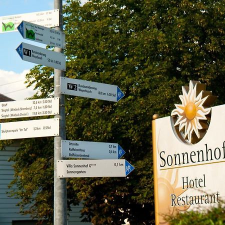 Hotel Restaurant Sonnenhof Weyerbusch Bagian luar foto